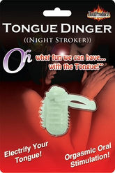 Glow in the Dark Tongue Vibrator Night Stroker for Couples STIMULATORS